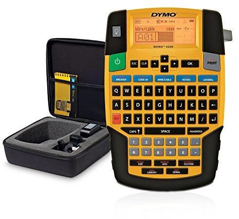 Dymo DYMO RHINO QWERTY Kit Fall  żółty 1852992