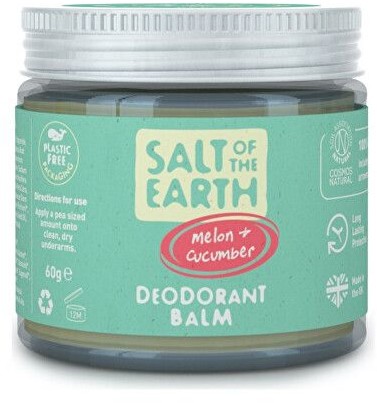 WEBHIDDENBRAND Naturalny dezodorant mineralny Melon & Cucumber Deodorant Balm) 60 g