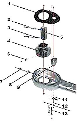 JMP REP zestawu f momentu obrotowego szczupła 4.04398E+12