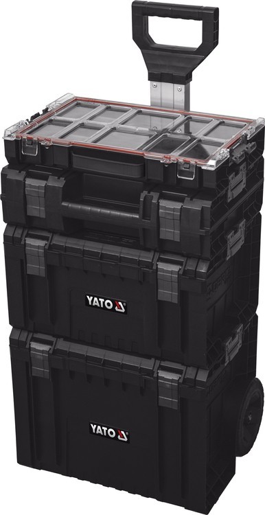 Yato Zestaw skrzynek systemowych na kołach 4 szt 35B23B41G28W S12