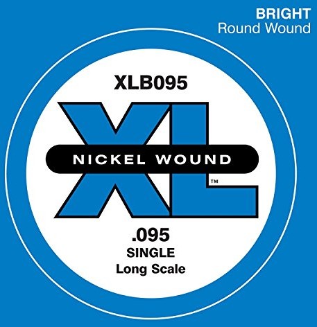 D'Addario xlb095 pojedyncze gitary (rozmiar: XL) Nickel Wound 095 Long Scale XLB095
