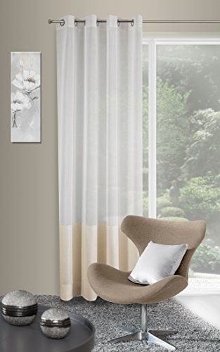 Eurofirany FIR/joanna/03 do firanek, materiału, biały, 140 x 250 x 0,3 cm FIR/JOANNA/03