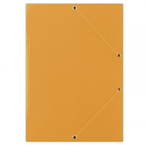 Donau Teczka z gumką , karton, A4, 400gsm, pomarańczowa FEP12G
