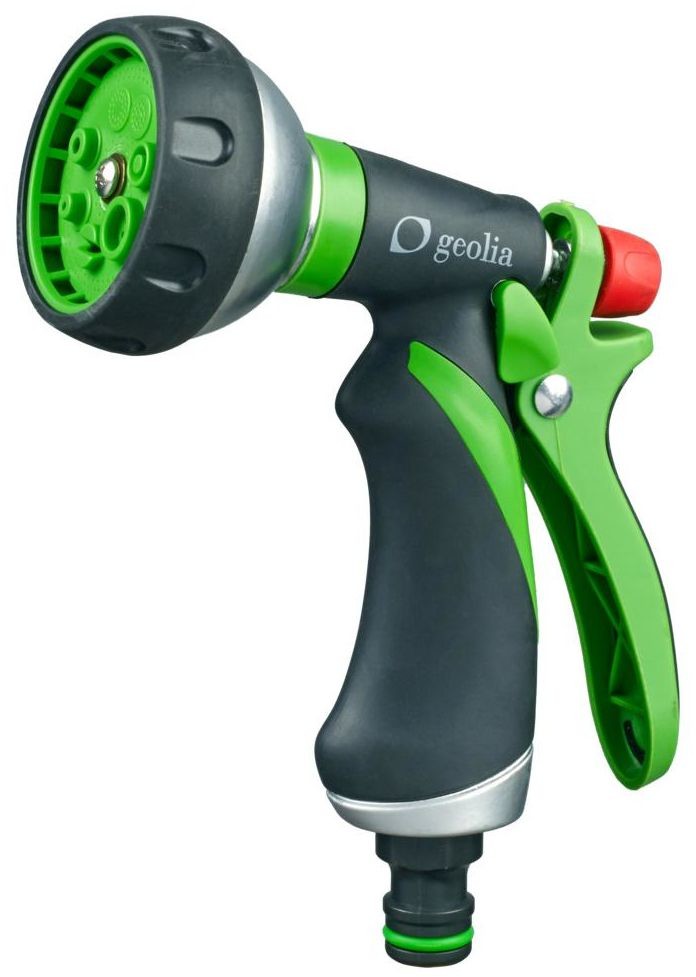 GEOLIA Pistolet do podlewania GEOLIA 8 funkcji metalowy