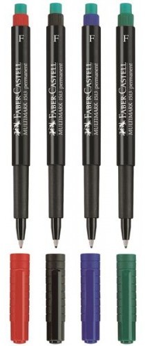 Faber Castell FCS013K Foliopis Multimark S 0,4 4 kolory FC152304