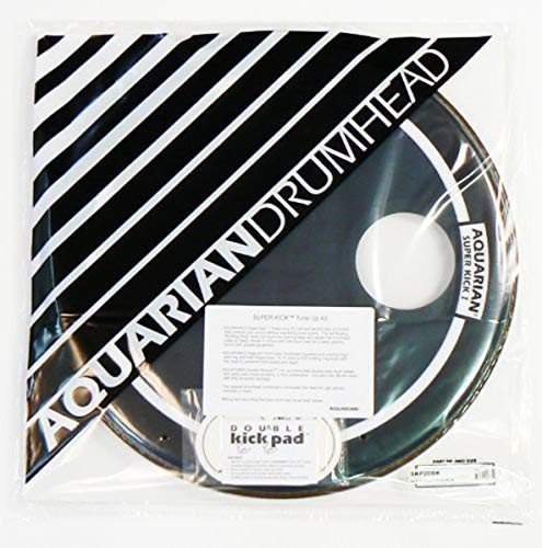 AQUARIAN DRUMHEADS Super-Kick/Regulator SKP20BK głowica bębna 50,8 cm (20 cali) czarny SKP20BK
