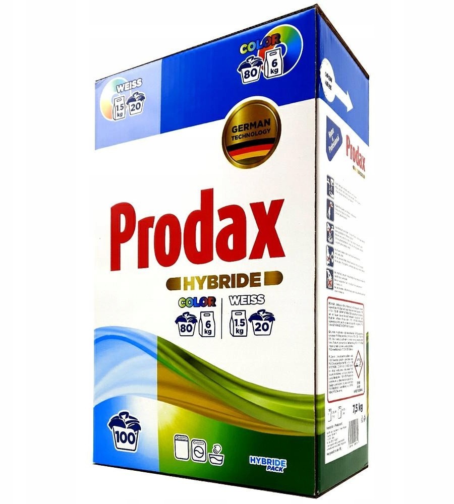 Prodax proszek do prania 7.5 Kg Karton