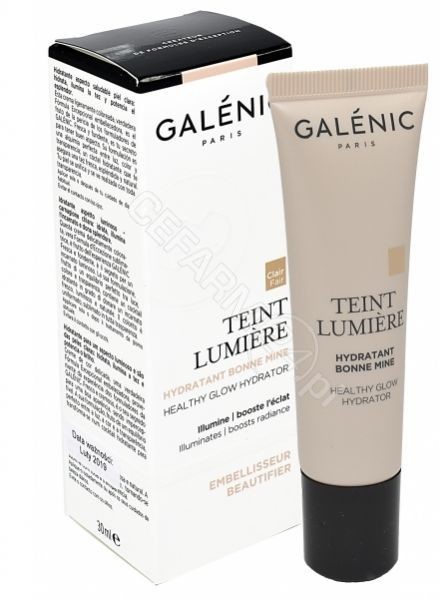 Galenic Teint Lumiere krem nawilżająco rozświetlający do jasnej karnacji 30 ml