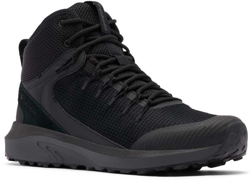 Columbia Trailstorm Mid Waterproof Shoes Men, czarny US 12 | EU 45 2022 Trapery turystyczne 193888-10-12