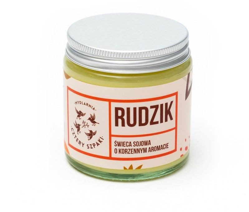 MYDLARNIA CZTERY SZPAKI CZTERY SZPAKI RUDZIK - NATURALNA ŚWIECA SOJOWA, KORZENNA 100G 4 S000023