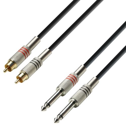 Adam Hall Cables kabel audio 2 x wtyczka cinch męska K3TPC0600