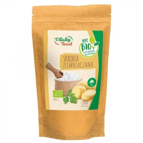 Food Vitally Skrobia ziemniaczana Vitally BIO, 250g