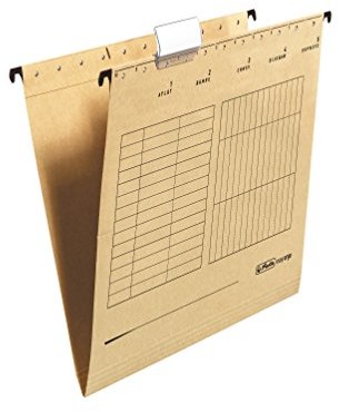 Herlitz 10843357 teczka zawieszana A4, opakowanie kartonowe, otwarta z boku, 25 sztuk 10843357