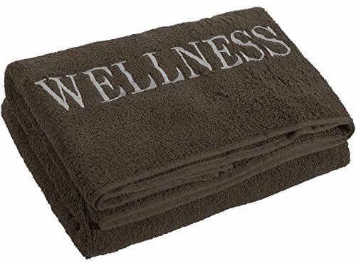 aqua-textil Wellness ręcznik do sauny 80 x 200 cm bawełna frotte sauna ręcznik plażowy ręcznik plażowy ręcznik kąpielowy, antracytowy, 80 x 200 cm
