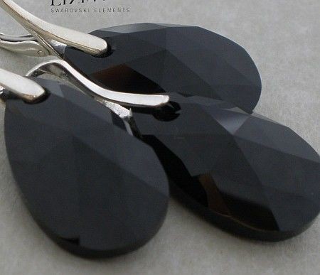 Arande Swarovski duży komplet migdały 22mm srebro 1913438828