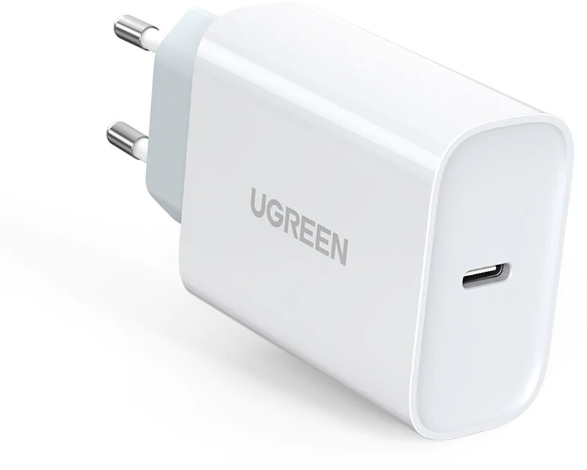 Ugreen ładowarka sieciowa USB Typ C PD 30W z kablem USB Typ C 2m biała (CD127) 90472-ugreen