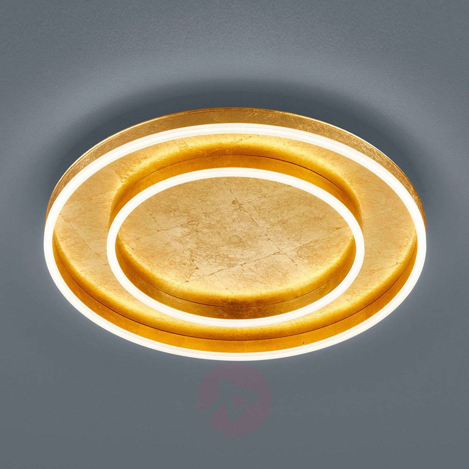 Helestra Sona lampa sufitowa LED 60cm złota