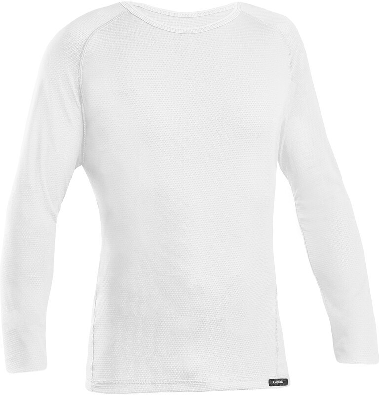 GripGrab GripGrab Ride Bielizna termiczna z długim rękawem, white M 2021 Podkoszulki z długim rękawem 6029-02-M
