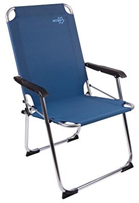 Bo-Camp Bo Camp Copa Rio XL  składane krzesło aluminiowe Blau 51 x 58 x 96 cm nośność 110 kg 1211946_Bleu