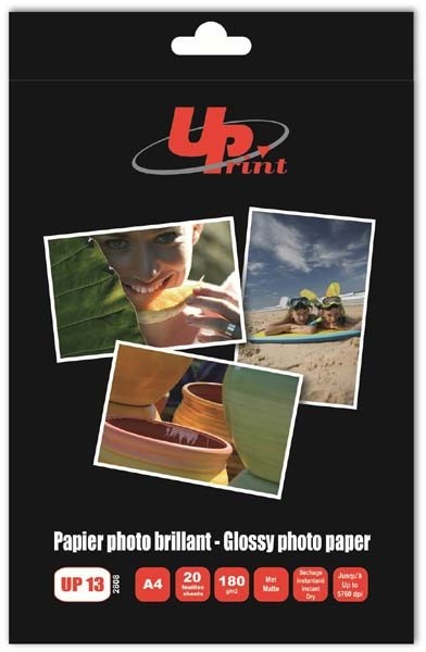 UPrint UPrint Mate photopaper foto papier matowy biały A4 180 g/m2 20 szt. atrament