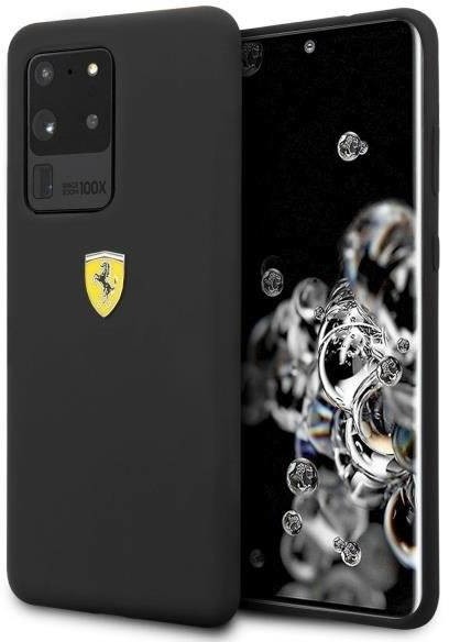 Ferrari Hardcase FESSIHCS69BK S20 Ultra G988 czarny/black Silicone hurtel-62366-0