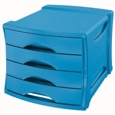 Pojemnik z szufladami Europost Vivida niebieski ES584-17