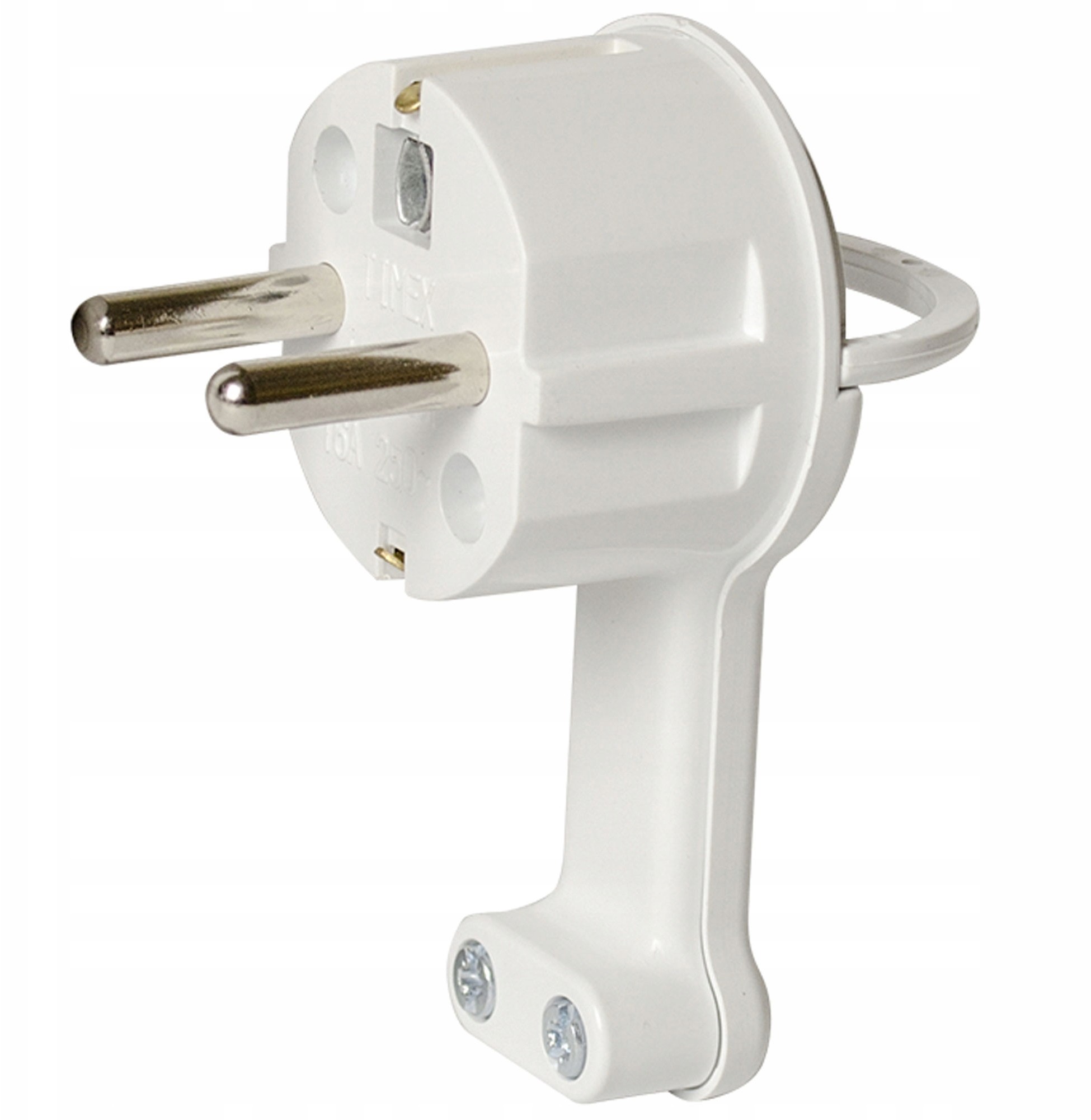 Wtyczka Kątowa Ultra Płaska Z Uchwytem Za Meble