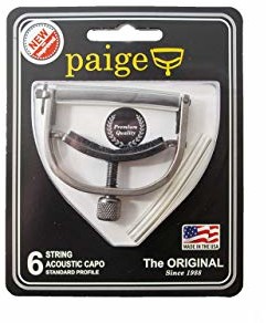 Paige Paige Oryginalna gitara elektryczna Capo P-6N - 6-strunowy - wykończenie: Nikiel satynowy 6N
