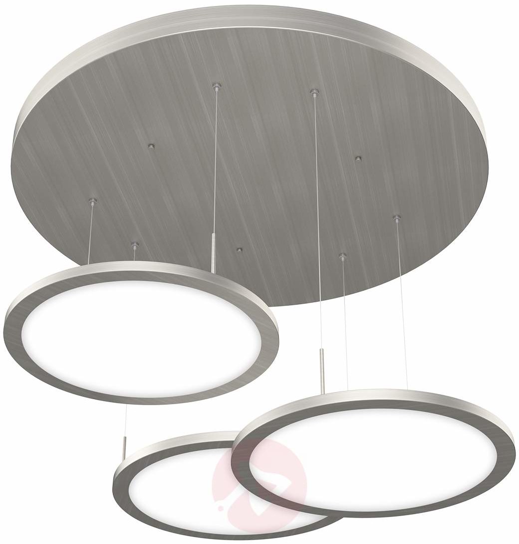 Evotec Okrągła lampa wisząca LED Bellini, 3-punktowa