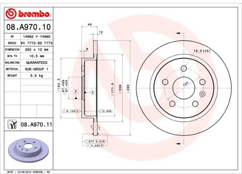 BREMBO 08.A970.11