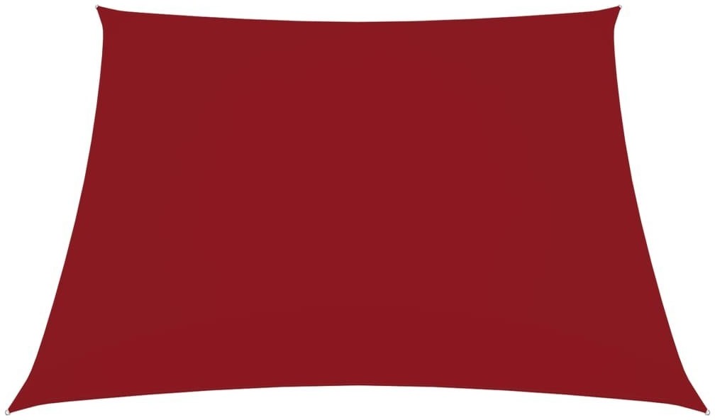 vidaXL Żagiel ogrodowy, tkanina Oxford, kwadratowy, 6x6 m, czerwony 135637