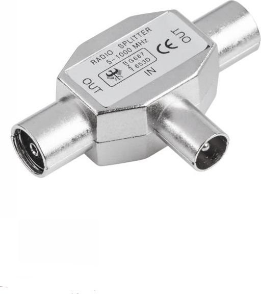 NoName Rozgałęźnik ind metal 1 wt./2 gn ZLA0362