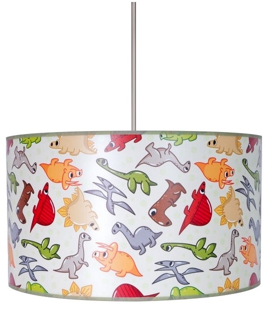 Lampdar Sanneli 0108 - Dziecięca lampa wisząca DINO 1xE27/60W/230V