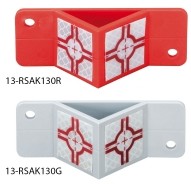 GOECKE Tarcza celownicza dwupolowa czerwona(100x35mm) z folią dalmierczą 30 x 30mm(13-RSAK130R) 13-RSAK130R