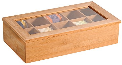 Kesper Tee-Box, bambus, brązowa, 36 x 20 x 9 cm 5890113