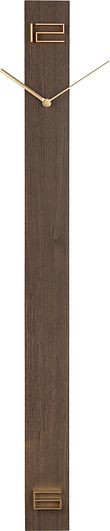 Karlsson Zegar ścienny Discreet Long ciemne drewno KA5780DW