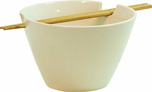 JADE TEMPLE 17378 miseczki na zupę z ceramiki z bambusowymi pałeczkami