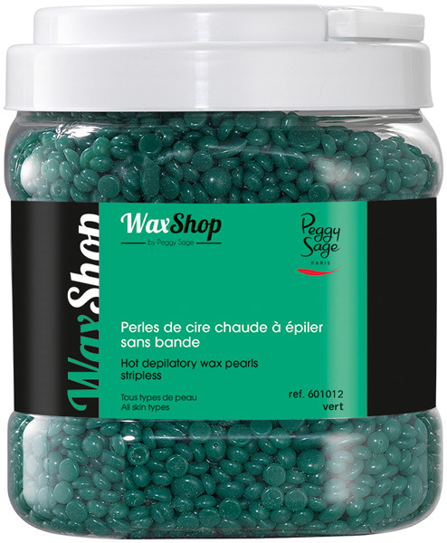 Peggy Sage Perełki wosku do depilacji na gorąco 1 kg - vert -( ref. 601012)