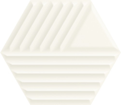 Paradyż Woodskin Bianco Heksagon Struktura C 19,8x17,1