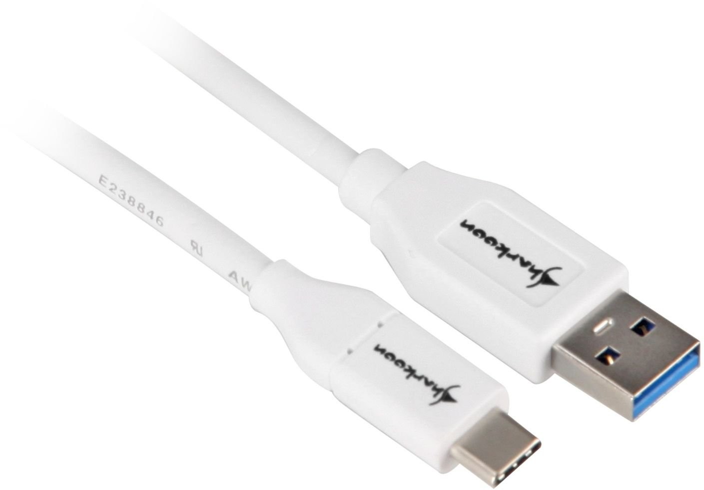 Sharkoon USB 3.1 Cable A-C white 0.5m