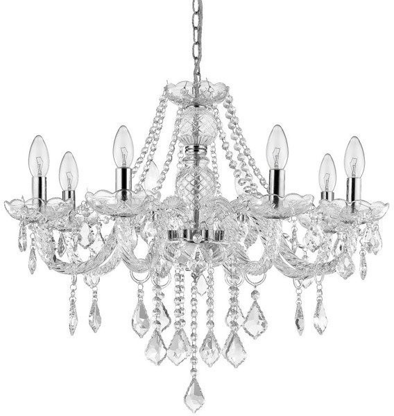 Light Prestige Kryształowy żyrandol CRISTALLO VIII LP-2940/8P-0
