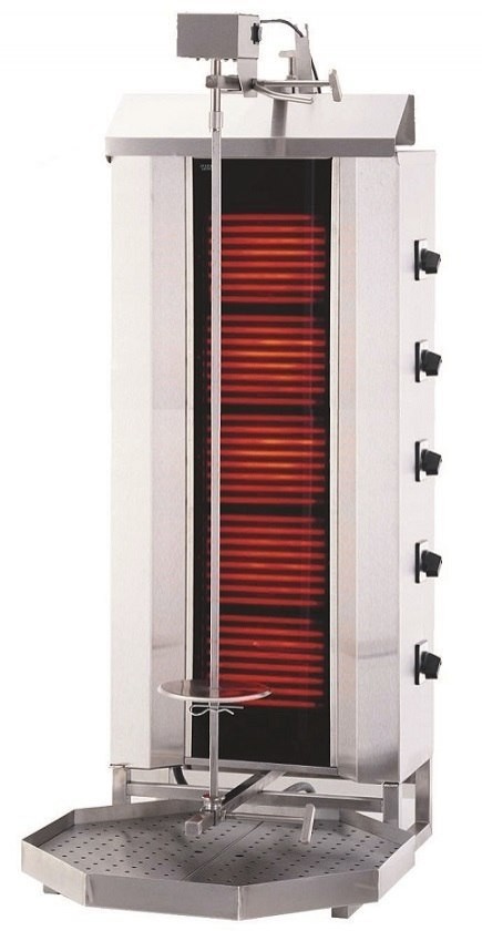 Resto Quality Gyros opiekacz elektryczny do kebaba 5 palników wsad 80kg KLG232 KLG232