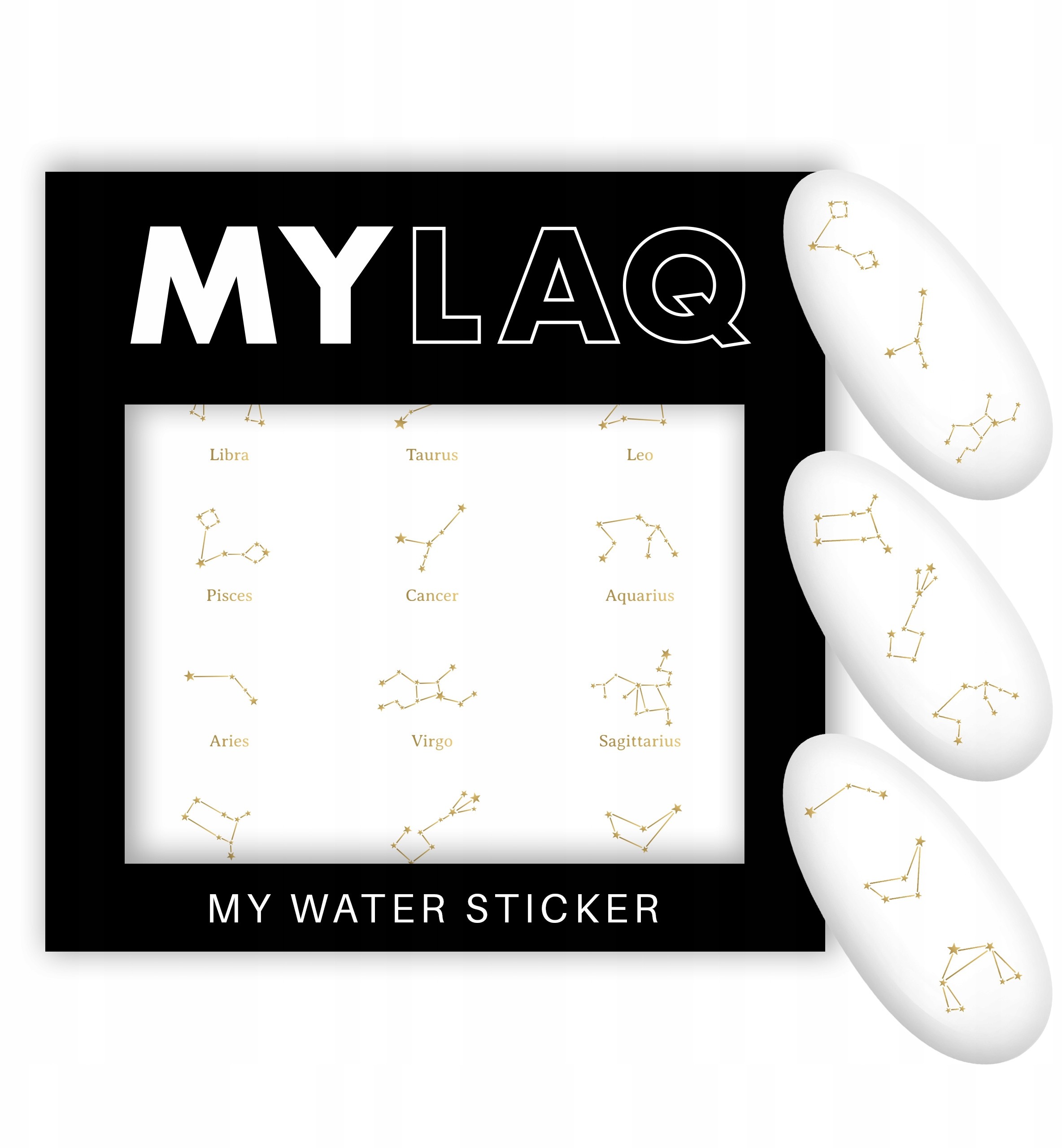 Mylaq Naklejki Wodne Do Zdobień My Zodiac Sticker
