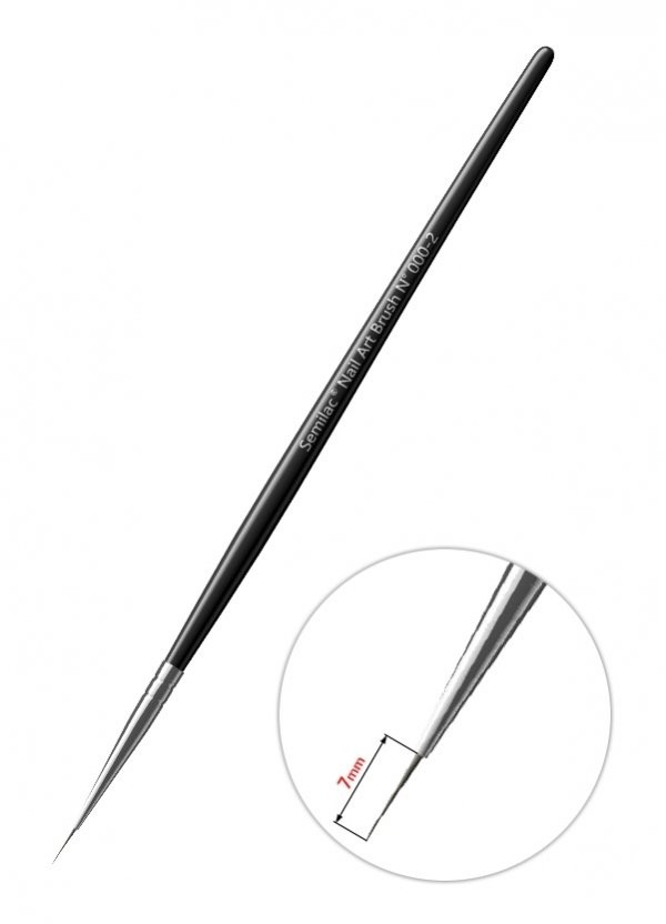 Semilac Diamond Cosmetics Nail Art Kolinsky Brush N 000-2