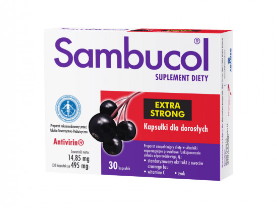 SAMBUCOL SAMBUCOL Extra Strong Kapsułka, 30 szt.