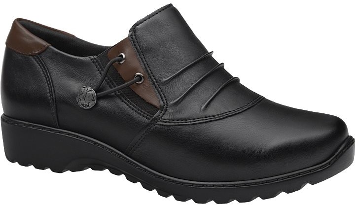 Axel Półbuty na haluksy Comfort 1740 Czarne na zamek 20346