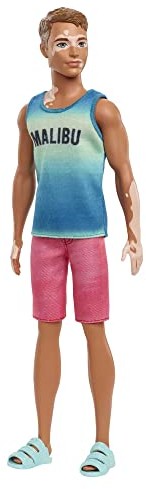 Mattel Fashionistas Stylowy Ken Lalka Top Malibu/Bielactwo HBV26 HBV26