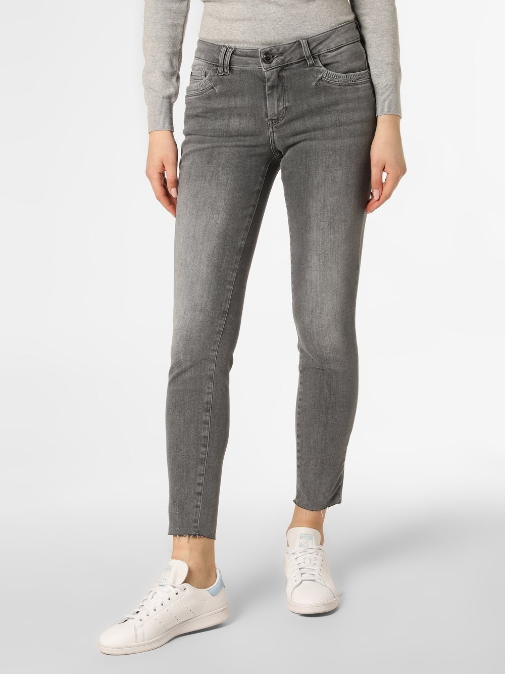 Mos Mosh Jeansy damskie Summer Slate, szary