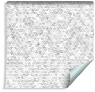 Muralo Tapeta Minimalistyczna Szara Trójkątna Mozaika 101264317 T_F_10mx53_C_101264317_A
