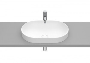 Roca A327527620 INSPIRA ROUND Umywalka blatowa 550x370 H75 FINECERAMIC BIAŁY MAT